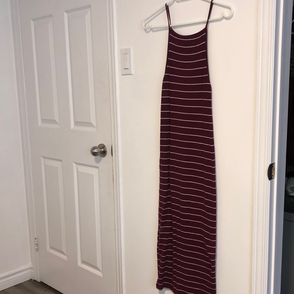 Strap maxi dress